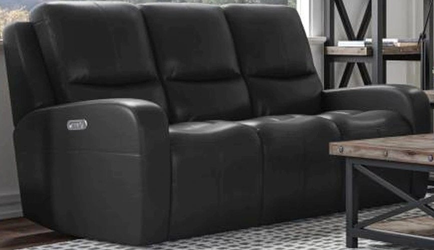 The Flexsteel Aiden collection sofa in a modern living room 