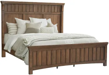 Front view of the Samuel Lawrence Furniture Seneca collection bed 