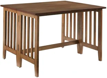 Front view of the Progressive Furniture Southport collection dining table 
