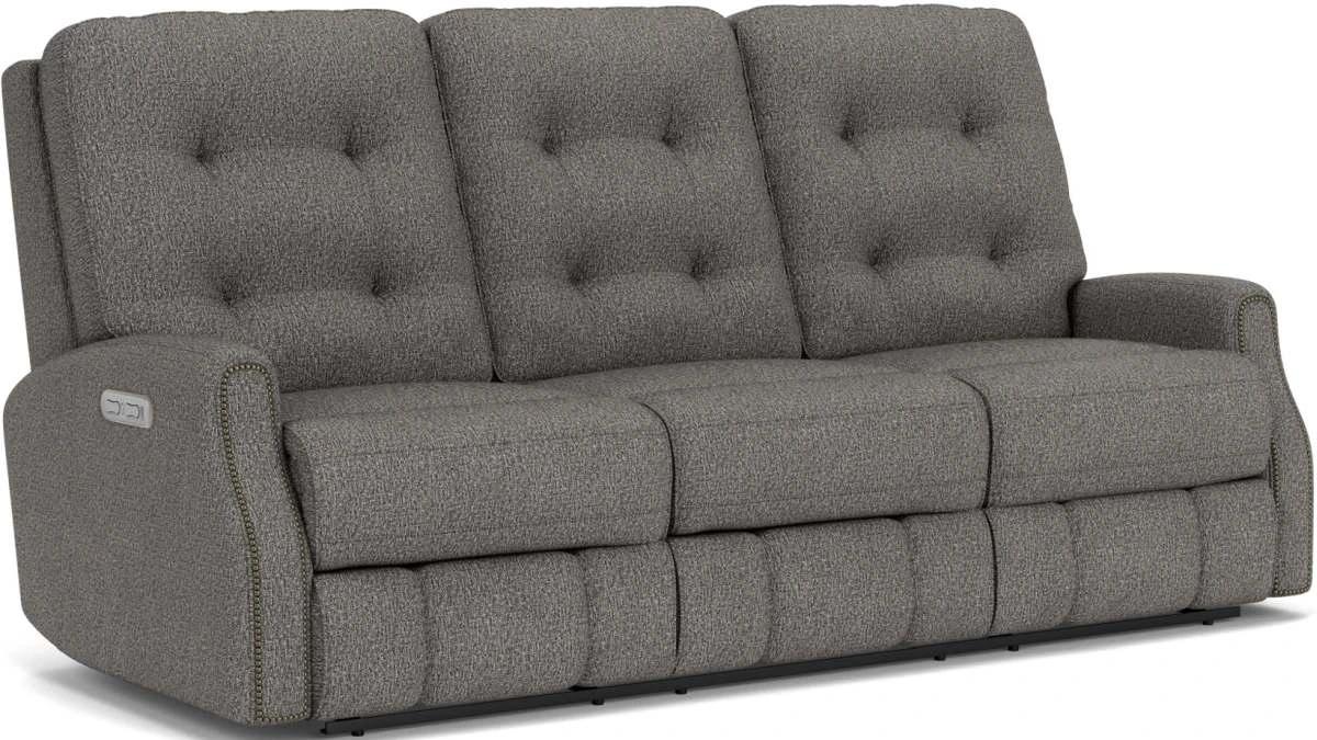 The Flexsteel Devon collection power reclining sofa 