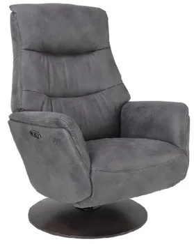 Front view of the BenchMaster Power Line Connor collection power recliner 