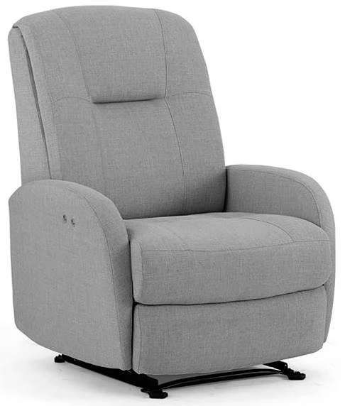 Side view of the Best Home Furnishings Ruddick collection rocker recliner 