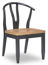 Front view of the Legacy Classic Modern Wishbone dining chair 