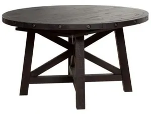Front view of the Modus Furniture Yosemite collection dining table