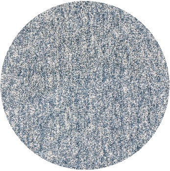 Overhead view of the KAS Rugs Bliss collection 6’ round rug 