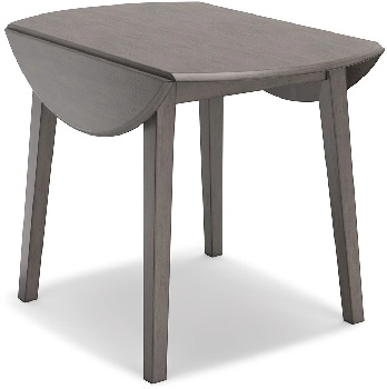 Front view of the Signature Design by Ashley Shullden collection drop leaf table 