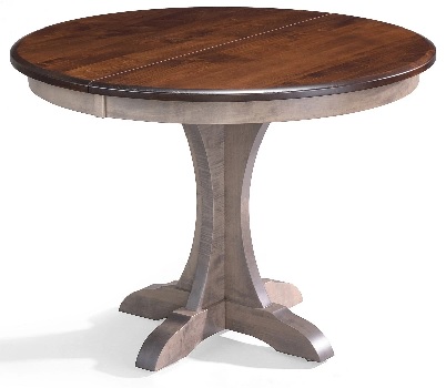 Front view of the Archbold Furniture Amish Crafted Beth collection dining table 