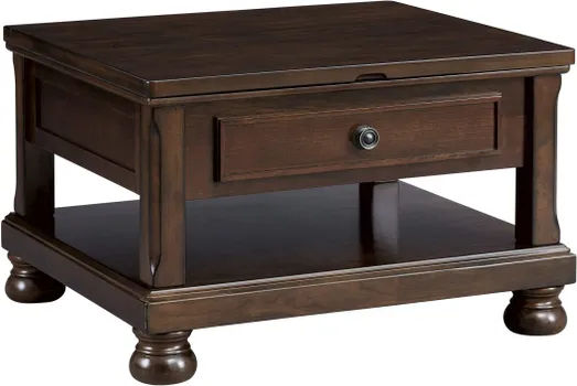 Front view of the Signature Design by Ashley Porter collection coffee table 