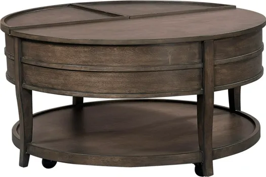 Front view of the aspenhome Blakely collection coffee table 
