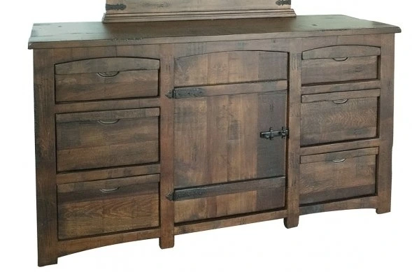The International Furniture Direct Mezcal collection solid wood dresser 