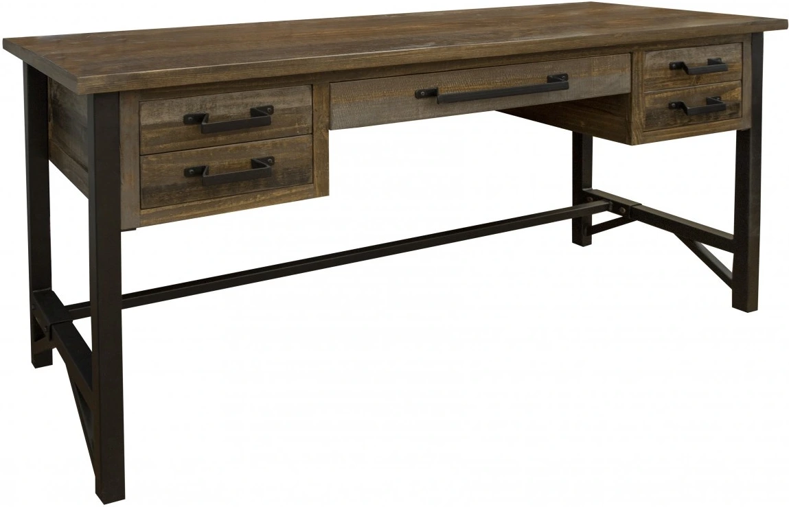 Front view of the International Furniture Direct loft office desk 