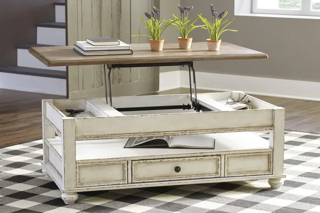 The Signature Design by Ashley Realyn collection lift-top coffee table 