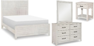 Front view of the Legacy Kids Teen Summer Camp collection 4-piece bedroom set 