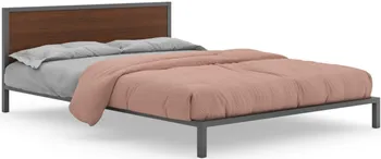 The homestyles Merge collection panel bed with bedding 
