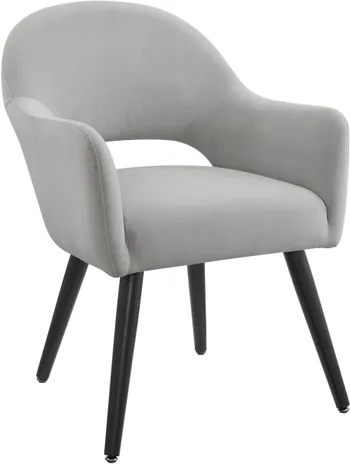 Front view of the Powell Home Fashions Sabine collection dining chair 