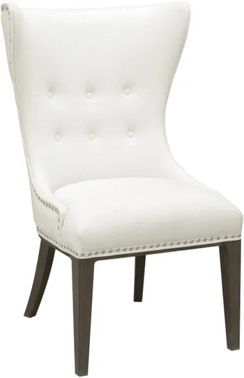 Front view of the Drew & Jonathan Home Boulevard Merrimac collection dining chair 