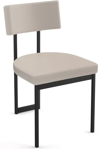 Front view of the AMISCO Lucas collection dining chair 