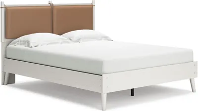 Front view of the Signature Design by Ashley Aprilyn collection platform bed 