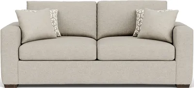 Front view of the Flexsteel Collins collection sofa 