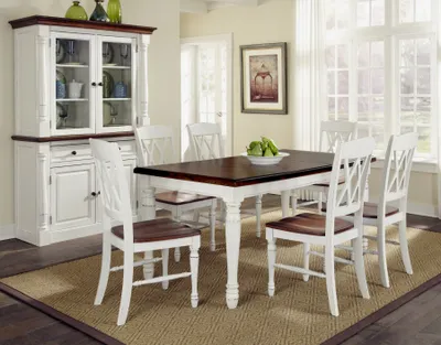 The homestyles Monarch collection dining set with décor 