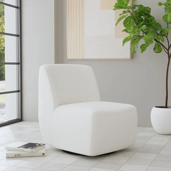 The homestyles Nico swivel chair with décor 