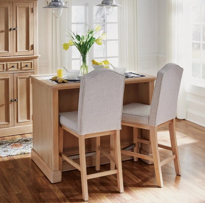 homestyles® Cambridge Whitewash Counter Height Stool