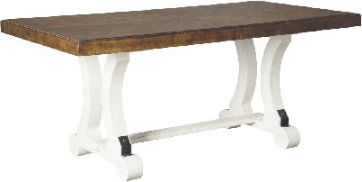 The Signature Design by Ashley Valebeck collection extendable dining table 