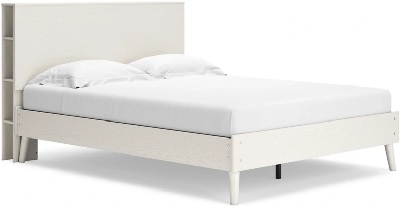Front view of the Signature Design by Ashley Aprilyn collection queen-size storage bed 
