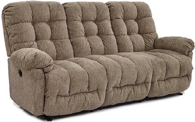 Front view of the Best Home Furnishings Everlasting collection power reclining sofa 