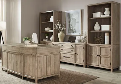 Executive Office Desk Liberty Liberty 5 Piece Barley Buff Jr Executive Office Set