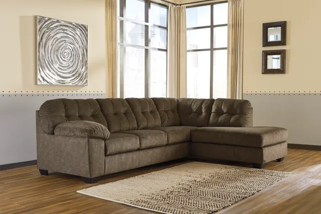 The Signature Design by Ashley Accrington collection 2-piece sectional with modern décor 