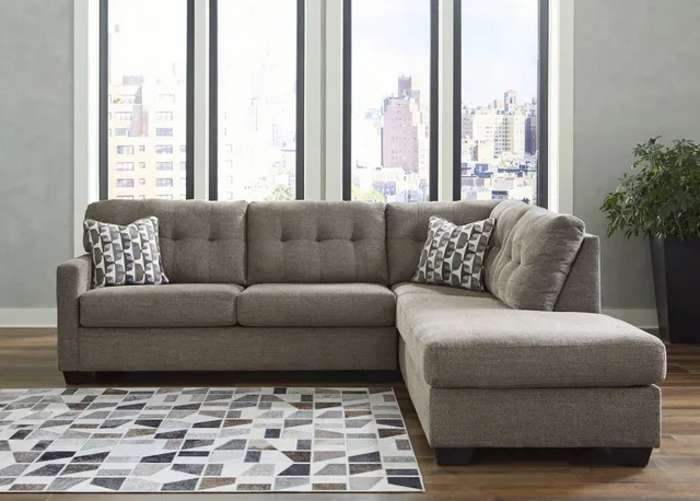 The Signature Design by Ashley Mahoney collection 2-piece chaise sectional 