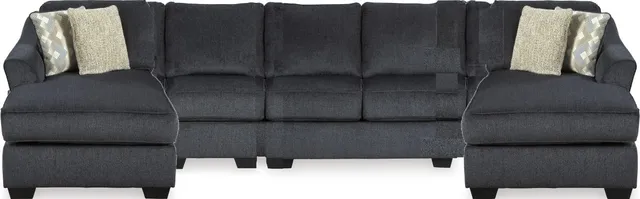 Front view of the Signature Design by Ashley collection 4-piec sectional 