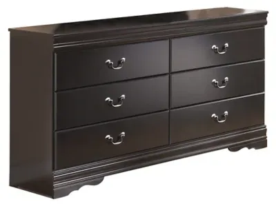 Front view of the Signature Design by Ashley Huey collection dresser 