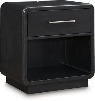 Front view of the Signature Design by Ashley Rowanbeck collection nightstand 