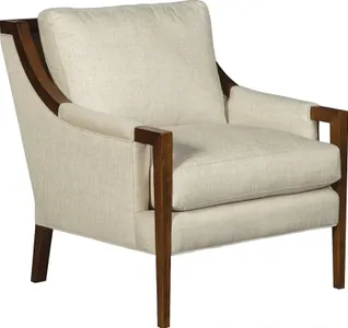 Front view of the Craftmaster CM Modern collection accent chair	