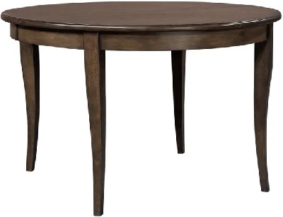 Front view of the Aspenhome Blakley collection extendable dining table 