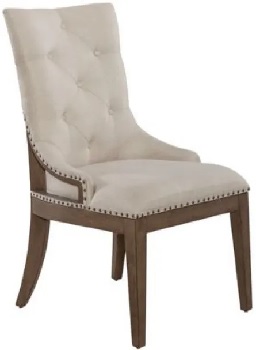 Front view of the Liberty Furniture Americana Farmhouse collection dining chair 