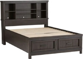 Front view of the Liberty Furniture Thornwood collection storage bed 