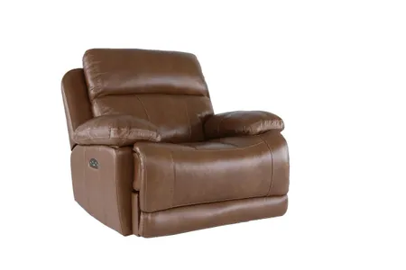 Front view of the FTS Direct Cowboy collection leather recliner 