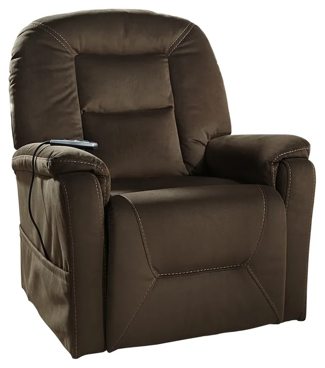 Front view of the Signature Design by Ashley Samir collection lift chair 