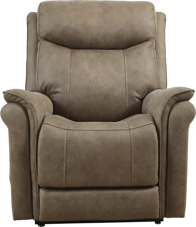 Front view of the Signature Design by Ashley Lorreze collection power lift chair 