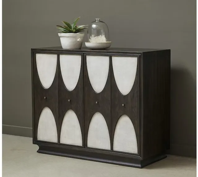 The Pulaski Accents collection two-tone wine storage with décor 