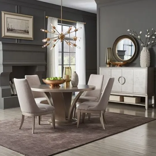 The Liberty Furniture Montage collection 5-piece dining room set with modern décor 