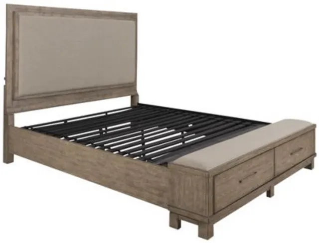 The Liberty Furniture Canyon Road collection upholstered panel bed 