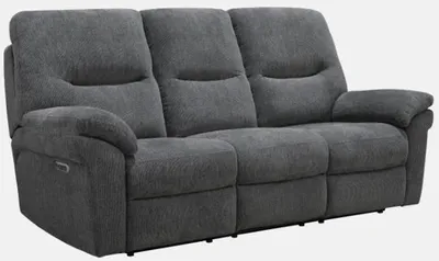 Front view of the Parker House Ruffle collection sofa 