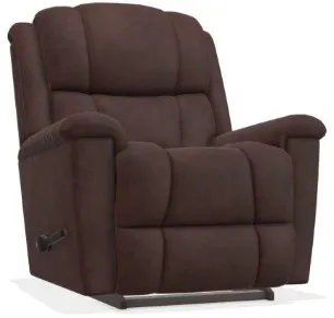 Front view of the La-Z-Boy Stratus collection leather rocker recliner 