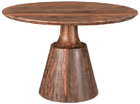 Front view of the Coast2Coast Home Brownstone collection round table 