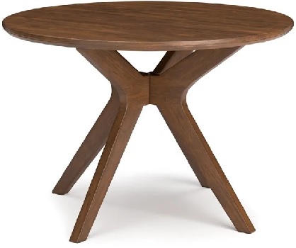 Front view of the Signature Design by Ashley Lyncott collection round table 