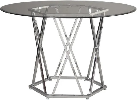 Front view of the Signature Design by Ashley Madanere collection round table 